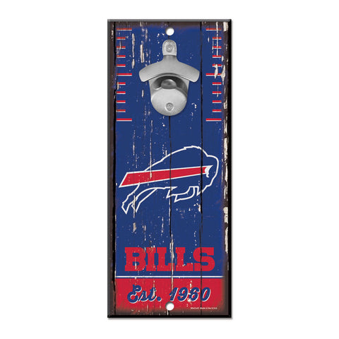 Buffalo Bills Sign Wood 5x11 Bottle Opener-0