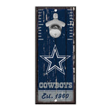 Dallas Cowboys Sign Wood 5x11 Bottle Opener-0