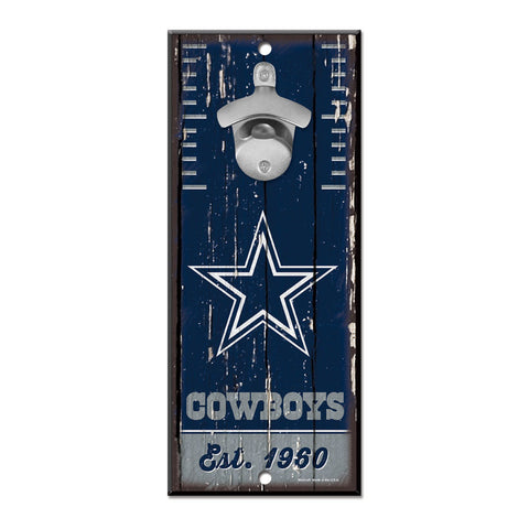 Dallas Cowboys Sign Wood 5x11 Bottle Opener-0