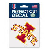 Iowa State Cyclones Decal 4x4 Perfect Cut Color-0