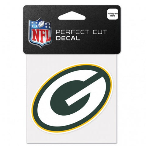 Green Bay Packers Decal 4x4 Perfect Cut Color-0