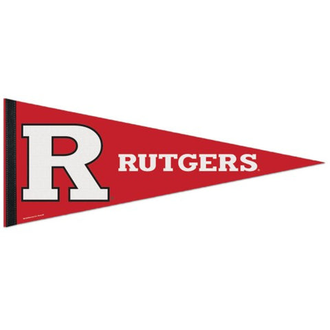 Rutgers Scarlet Knights Pennant 12x30 Premium Style-0