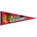 Chicago Blackhawks Pennant 12x30 Premium Style-0