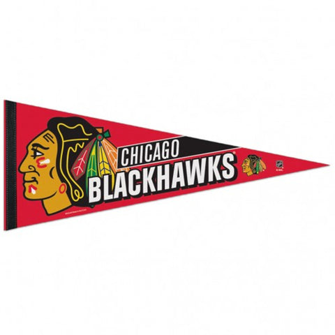 Chicago Blackhawks Pennant 12x30 Premium Style-0