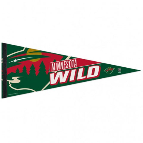 Minnesota Wild Pennant 12x30 Premium Style-0