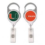 Miami Hurricanes Badge Holder Premium Retractable-0