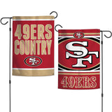 San Francisco 49ers Flag 12x18 Garden Style 2 Sided Slogan Design-0