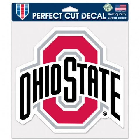 Ohio State Buckeyes Decal 8x8 Die Cut Color-0