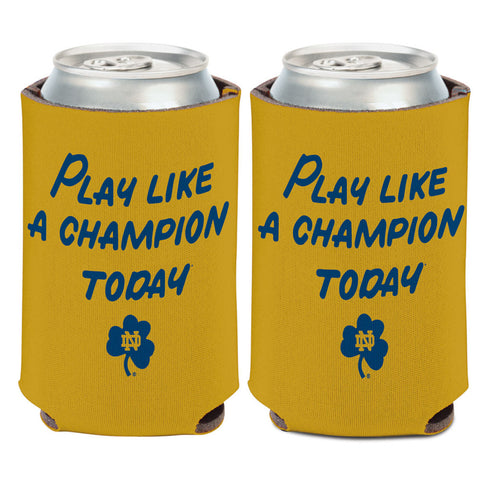 Notre Dame Fighting Irish Can Cooler Slogan Design PLACT - Special Order-0