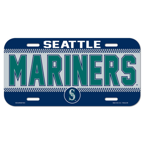 Seattle Mariners License Plate Plastic-0