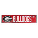 Georgia Bulldogs Sign 4x17 Wood Avenue Design-0