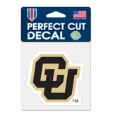 Colorado Buffaloes Decal 4x4 Perfect Cut Color - Special Order-0