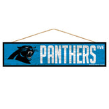 Carolina Panthers Sign 4x17 Wood Avenue Design-0