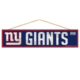 New York Giants Sign 4x17 Wood Avenue Design-0