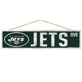 New York Jets Sign 4x17 Wood Avenue Design-0