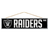 Las Vegas Raiders Sign 4x17 Wood Avenue Design-0