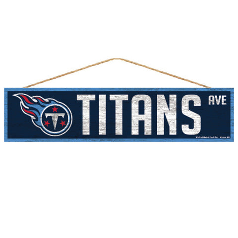 Tennessee Titans Sign 4x17 Wood Avenue Design-0