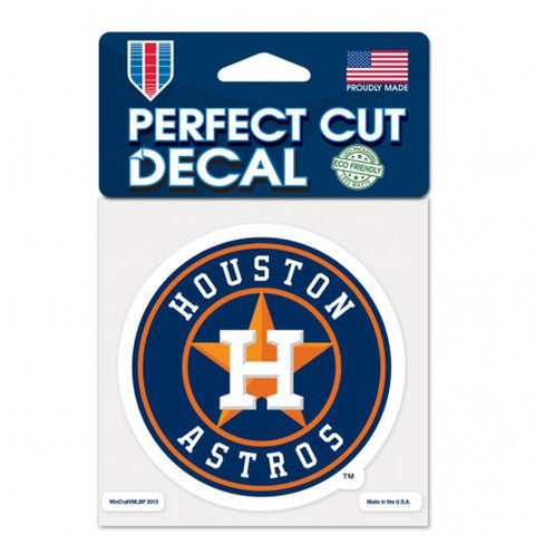 Houston Astros Decal 4x4 Perfect Cut Color-0