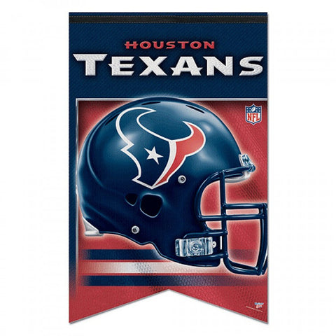 Houston Texans Banner 17x26 Pennant Style Premium Felt-0