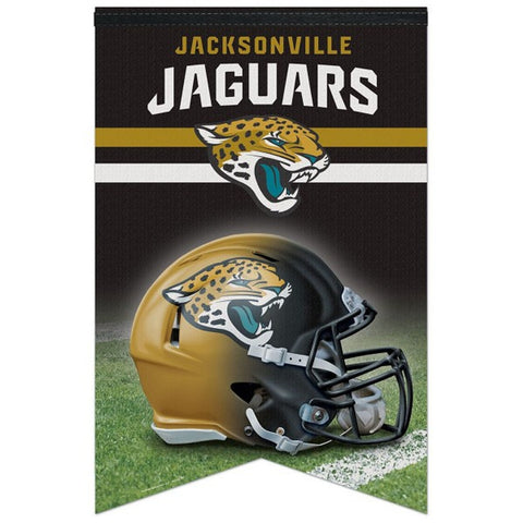 Jacksonville Jaguars Banner 17x26 Pennant Style Premium Felt-0