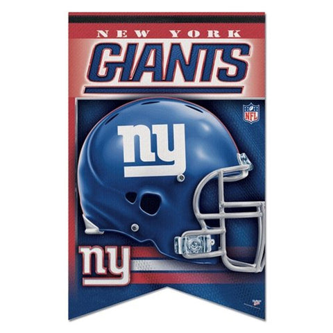 New York Giants Banner 17x26 Pennant Style Premium Felt-0