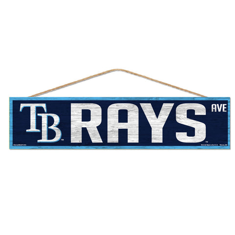 Tampa Bay Rays Sign 4x17 Wood Avenue Design-0