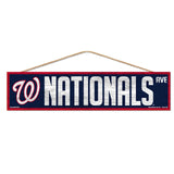 Washington Nationals Sign 4x17 Wood Avenue Design-0