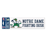 Notre Dame Fighting Irish Decal 3x10 Perfect Cut Wordmark Color-0
