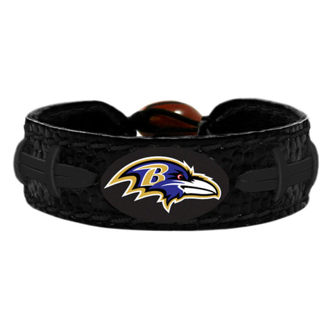 Baltimore Ravens Bracelet Team Color Tonal Black Football CO-0