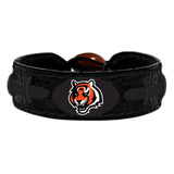 Cincinnati Bengals Bracelet Team Color Tonal Black Football CO-0