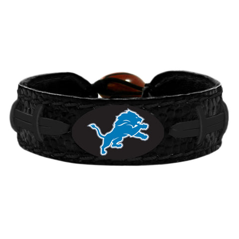 Detroit Lions Bracelet Team Color Tonal Black Football CO-0