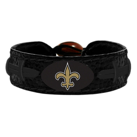 New Orleans Saints Bracelet Tonal Black Team Color Football CO-0