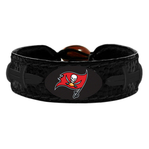 Tampa Bay Buccaneers Bracelet Team Color Tonal Black Football CO-0