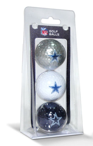 Dallas Cowboys 3 Pack of Golf Balls-0