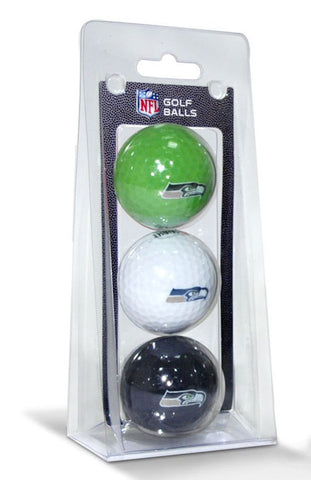 Seattle Seahawks Golf Balls 3 Pack-0