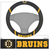 Boston Bruins Steering Wheel Cover Mesh/Stitched-0