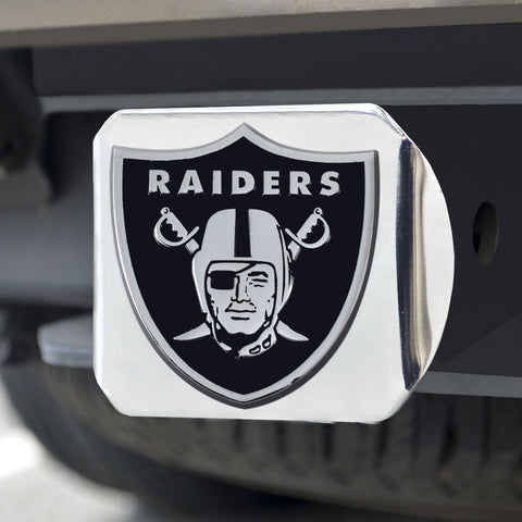 Las Vegas Raiders Hitch Cover Chrome Emblem on Chrome - Special Order-0