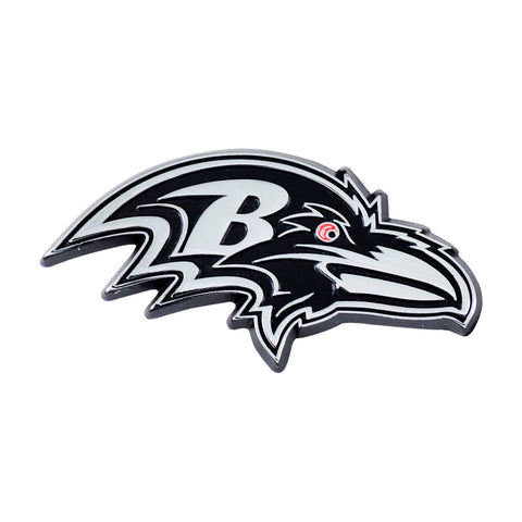 Baltimore Ravens Auto Emblem Premium Metal Chrome-0