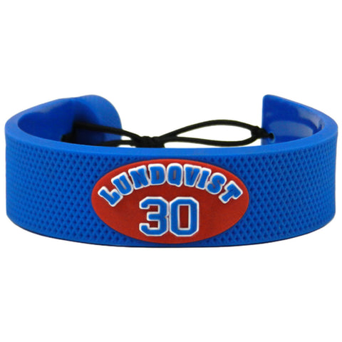 New York Rangers Bracelet Team Color Jersey Henrik Lundqvist Design CO-0