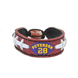 Minnesota Vikings Bracelet Classic Jersey Adrian Peterson Design CO-0