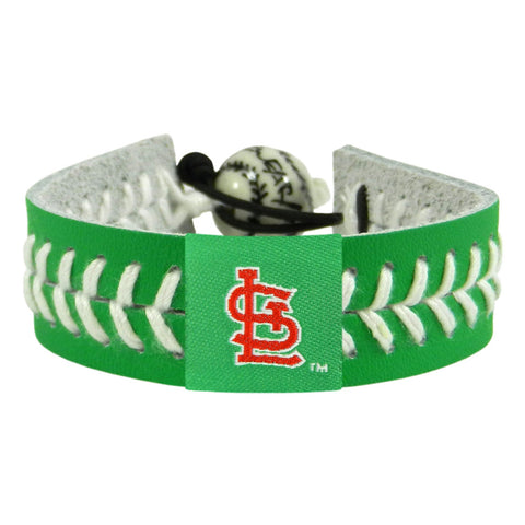 St. Louis Cardinals Bracelet Baseball St. Patrick's Day CO-0