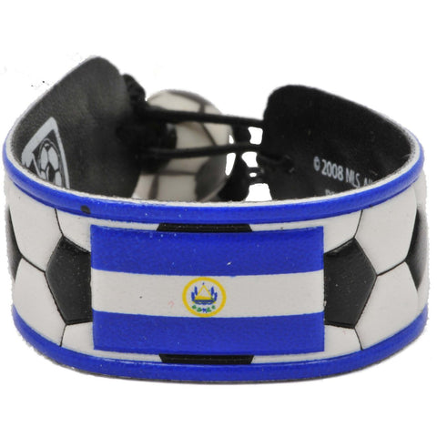 El Salvador Flag Bracelet Classic Soccer CO-0