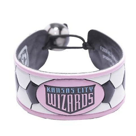 Kansas City Wizards Bracelet Soccer Pink-0