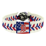 Detroit Tigers Bracelet Baseball Stars and Stripes CO-0