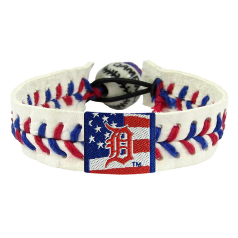 Detroit Tigers Bracelet Baseball Stars and Stripes CO-0