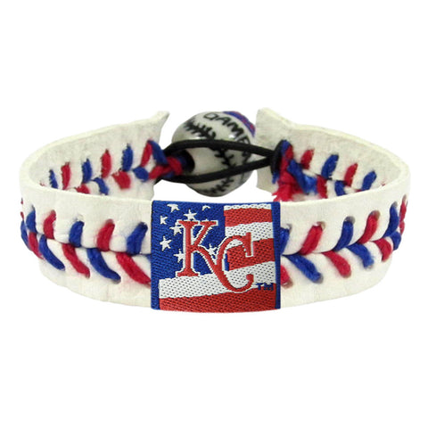 Kansas City Royals Bracelet Baseball Stars and Stripes CO-0