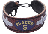 Baltimore Ravens Bracelet Classic Football Joe Flacco Design CO-0