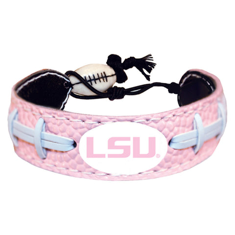 LSU Tigers Bracelet Classic Baseball Pink CO-0