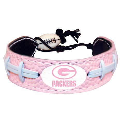 Green Bay Packers Bracelet Pink Football CO-0