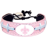 New Orleans Saints Bracelet Pink Football CO-0